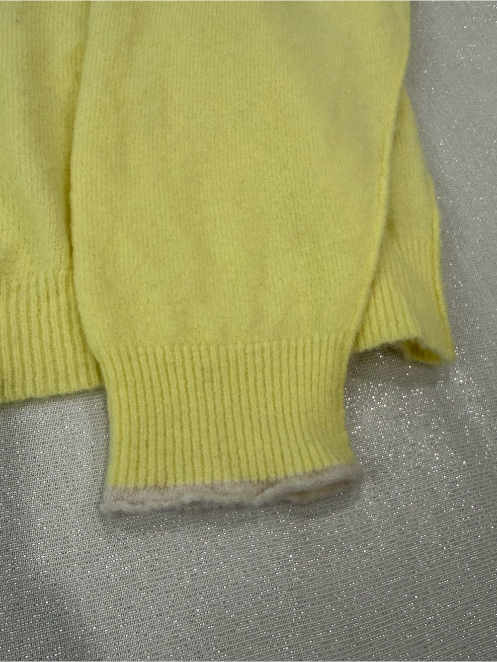 Free People Oversized Soft Sweater Canary Pail Yellow Womens Size XL - Picture 4 of 5